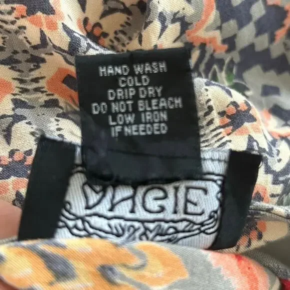 Angie Boho Patchwork Kimono Festival Cover Up Floral Small - Picture 6 of 6